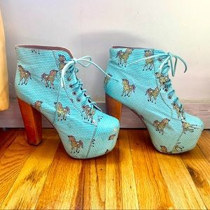 Jeffrey Campbell Unicorn booties